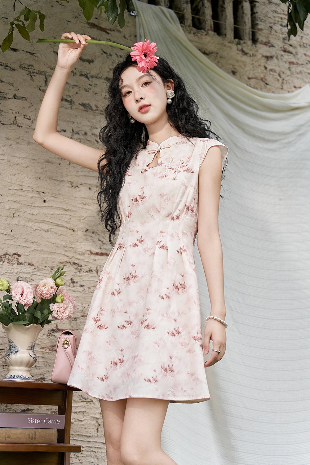 Pink Midi Dress for Women