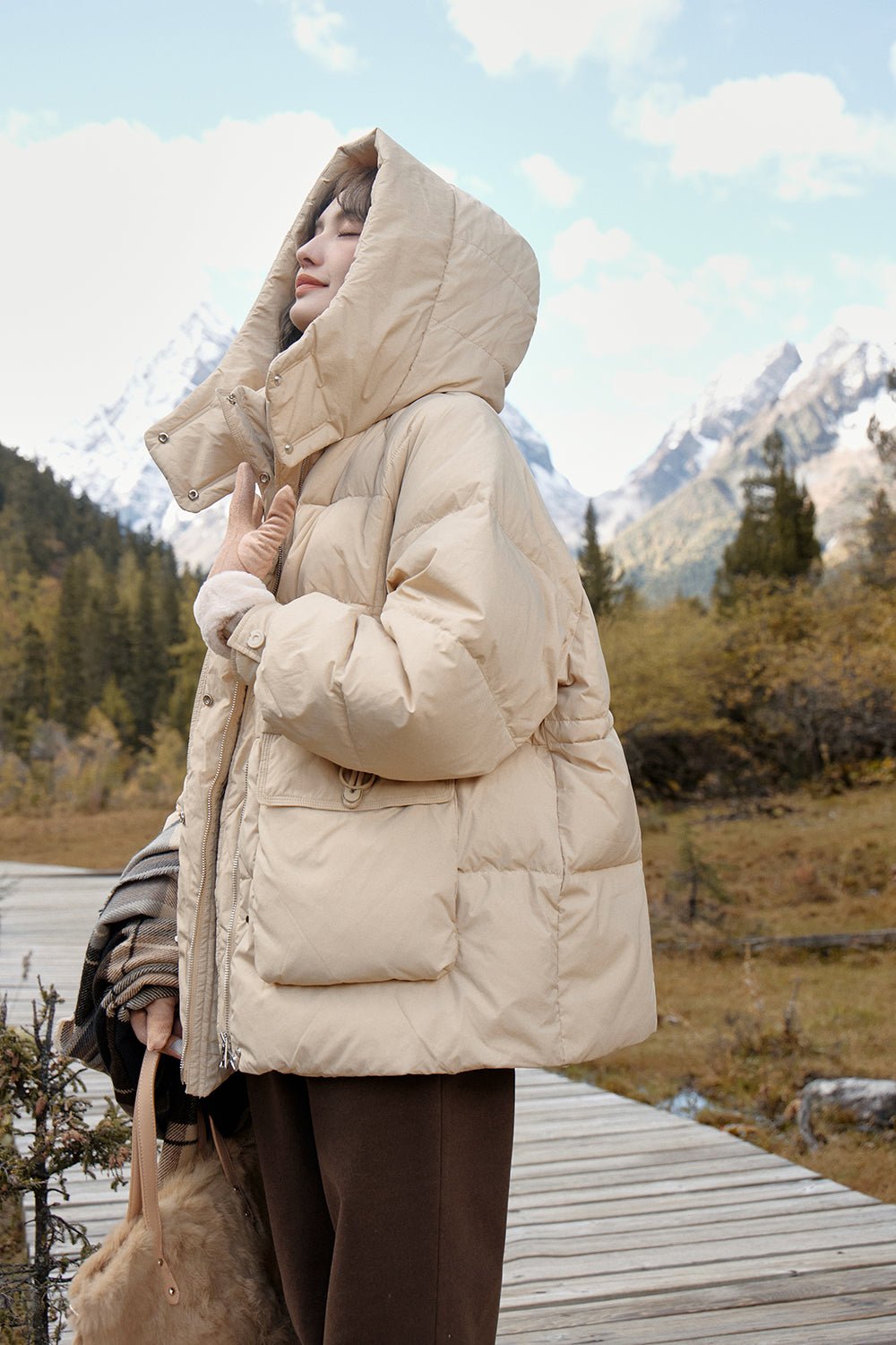 Winter Puffer Jacket for Women