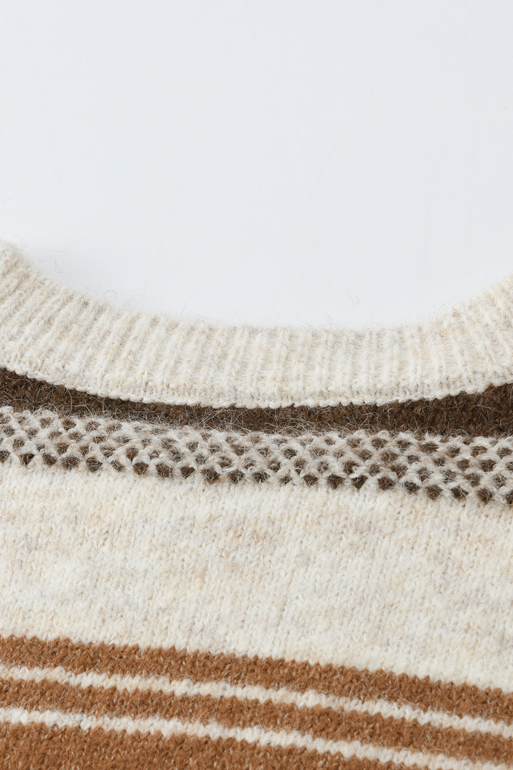 여성용 니트 셔츠 + 숄