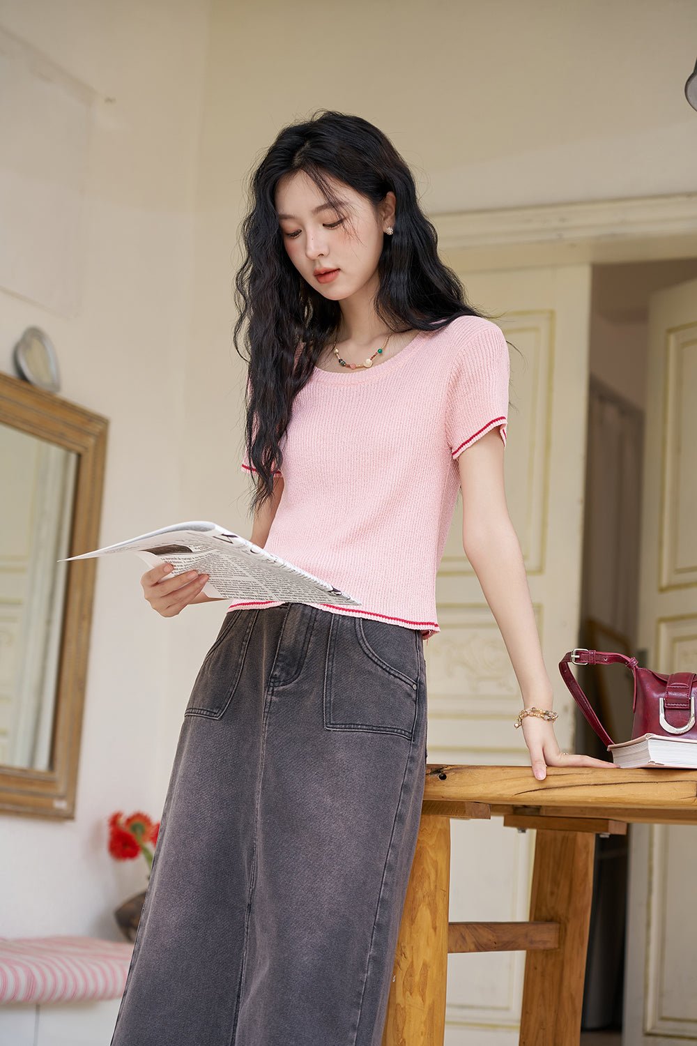 Knit T-shirt for Women