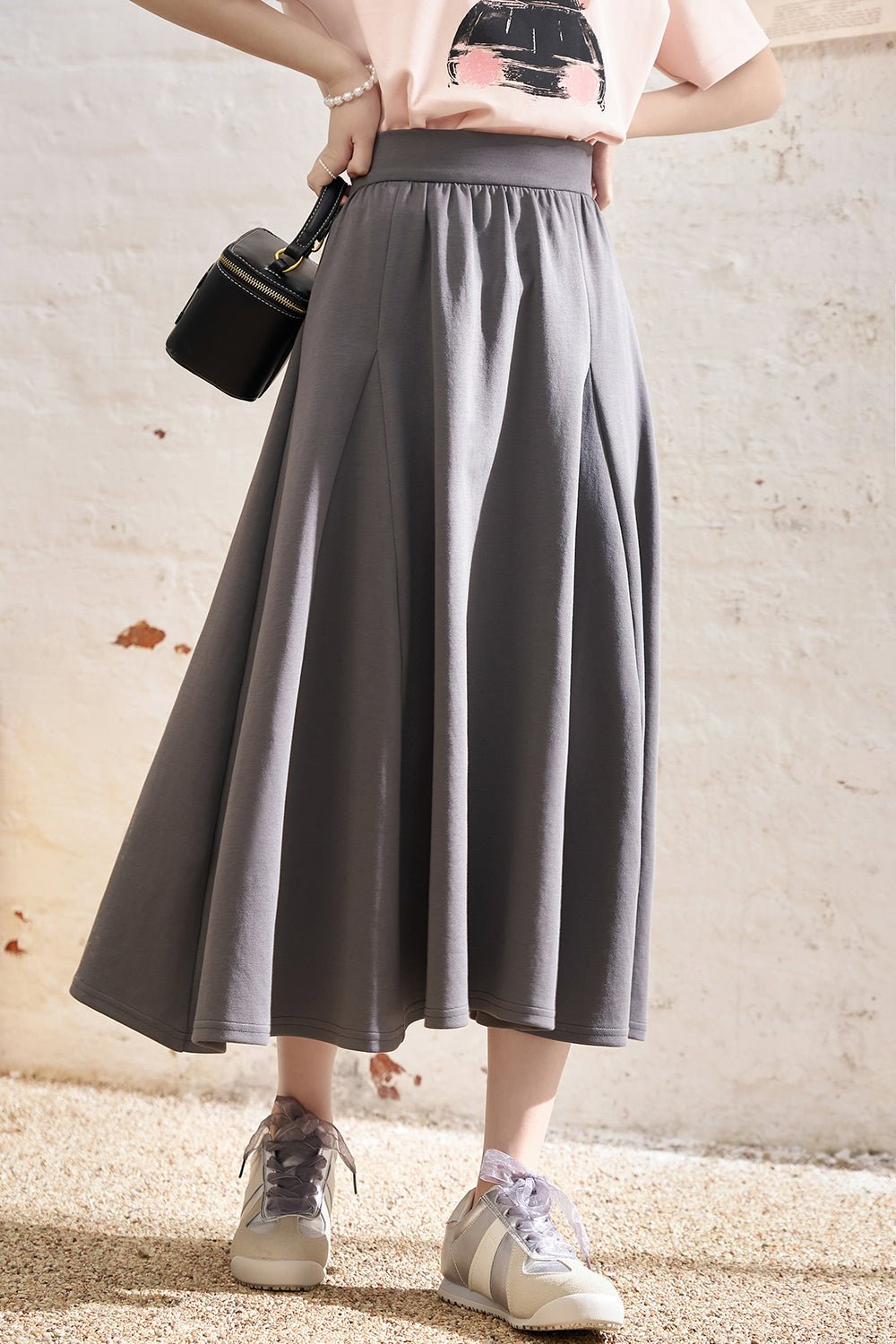 A Line Maxi Skirt for Women