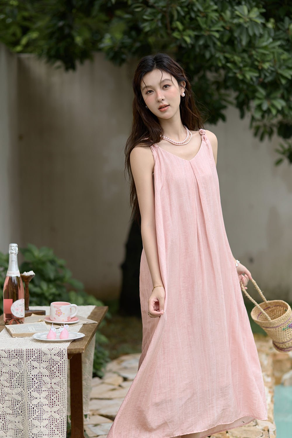 Maxi Spaghetti Strap Dress for Women