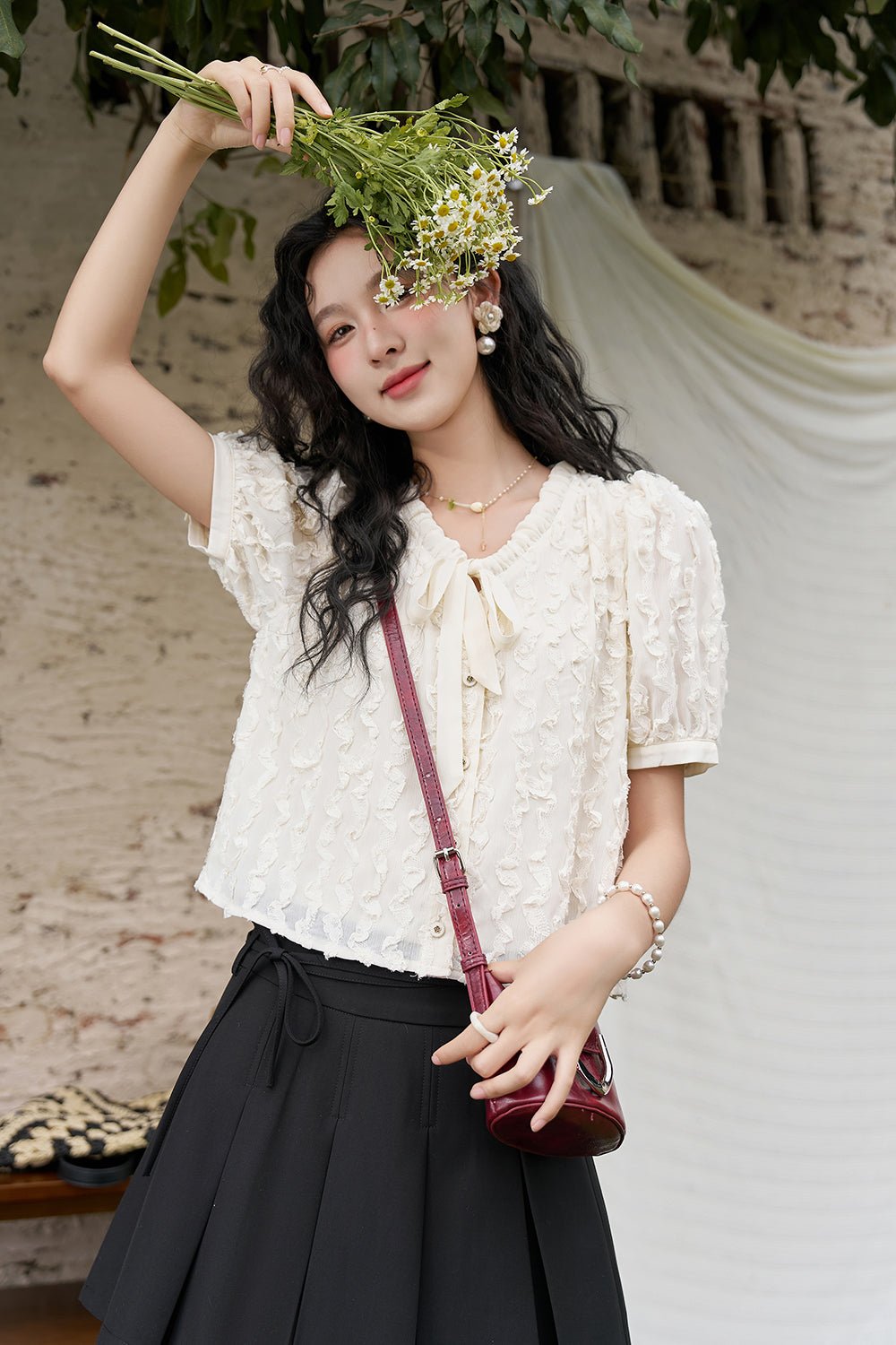 Puff Sleeve Blouses for Women - Mishow