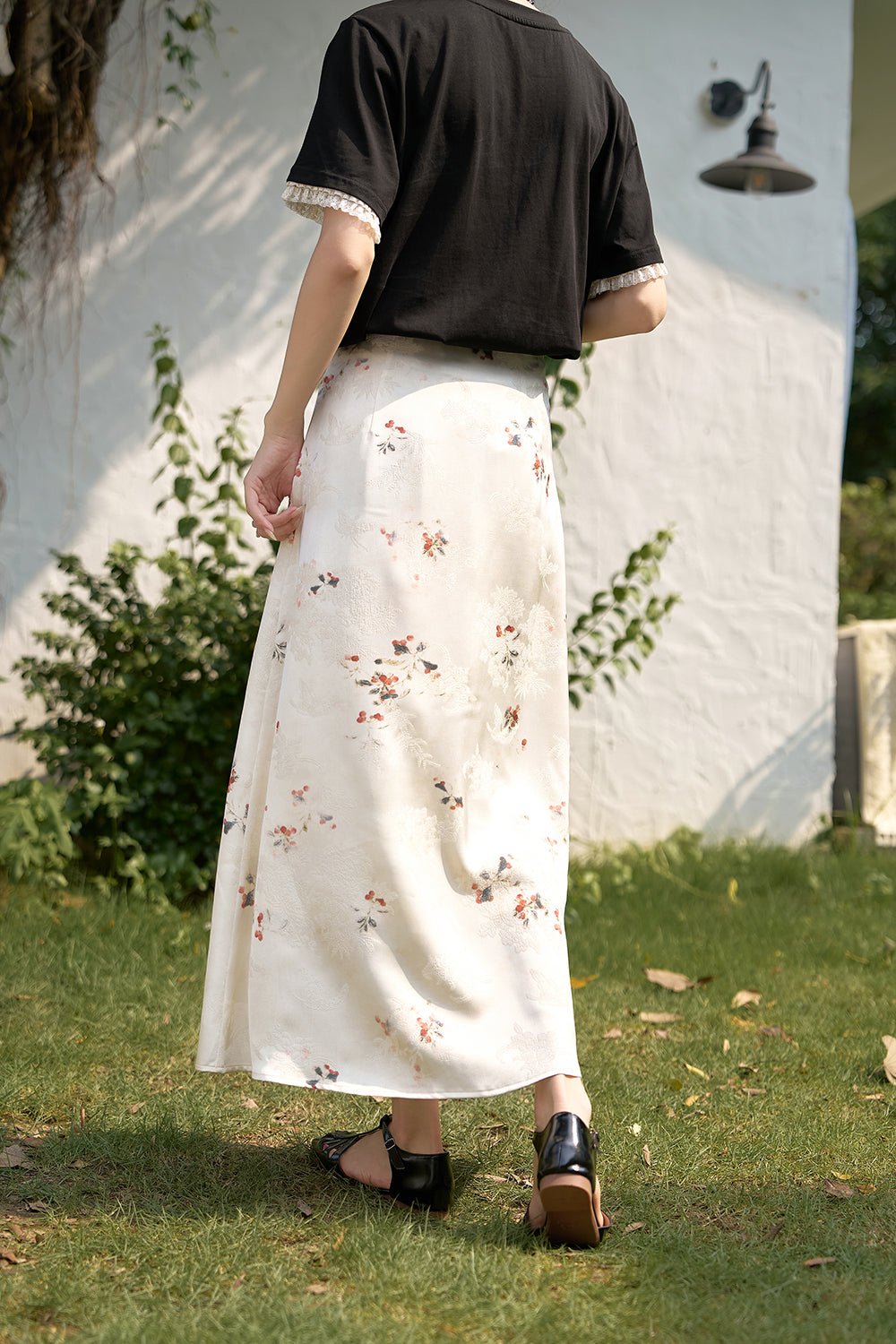 Printing Floral Maxi Skirt for Women