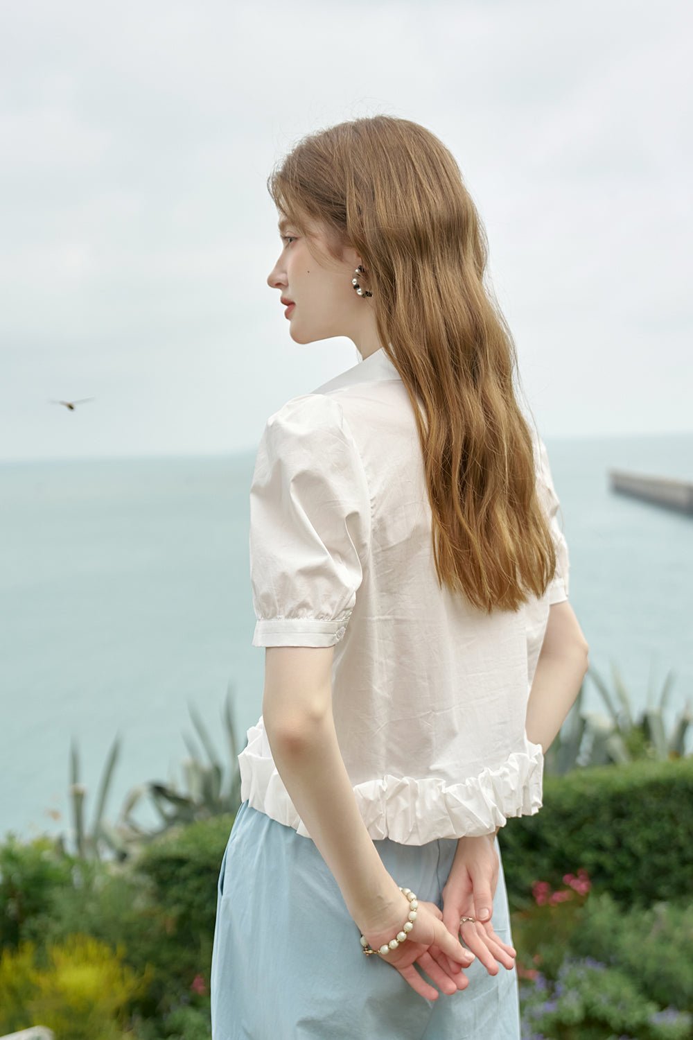 Puff Sleeve Blouse for Women