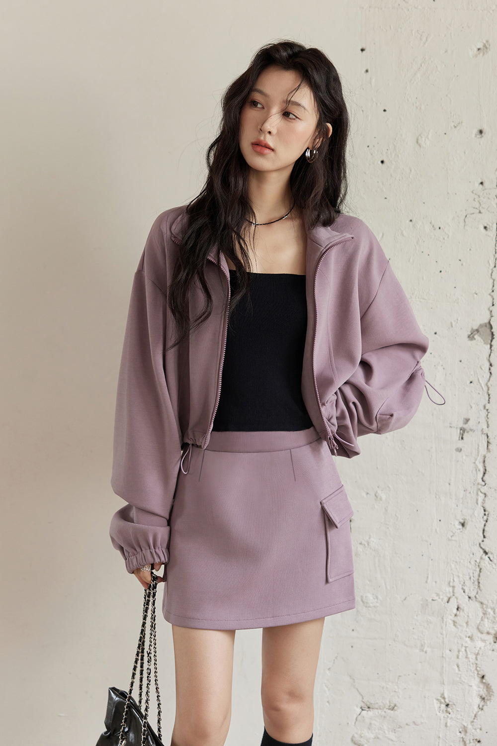 Coat and Skirt Suit Set