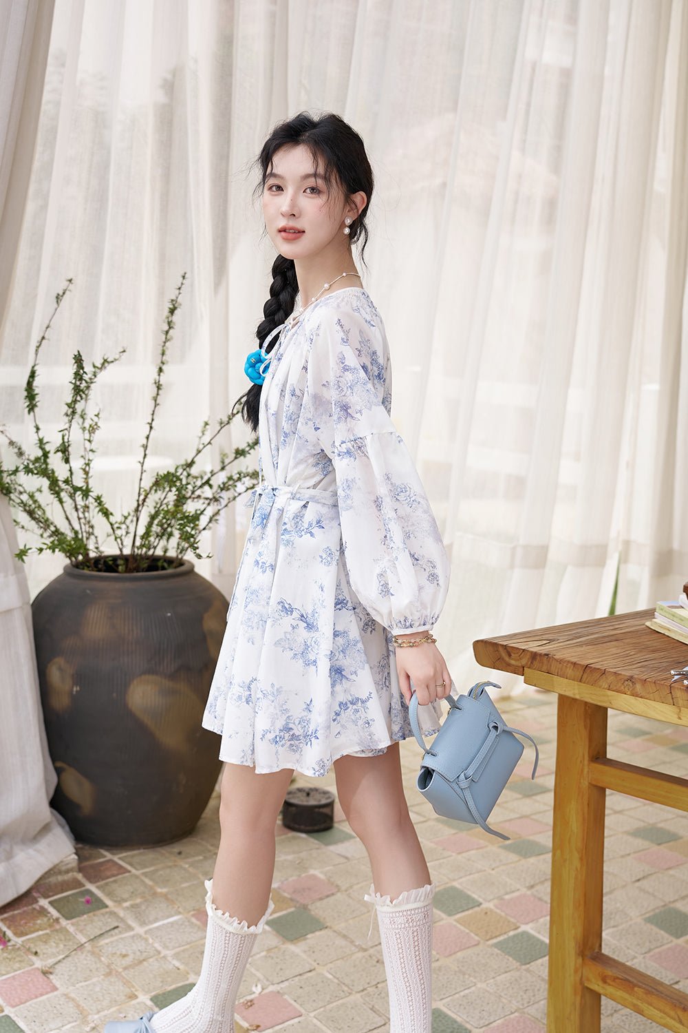 Floral Midi Dress for Women