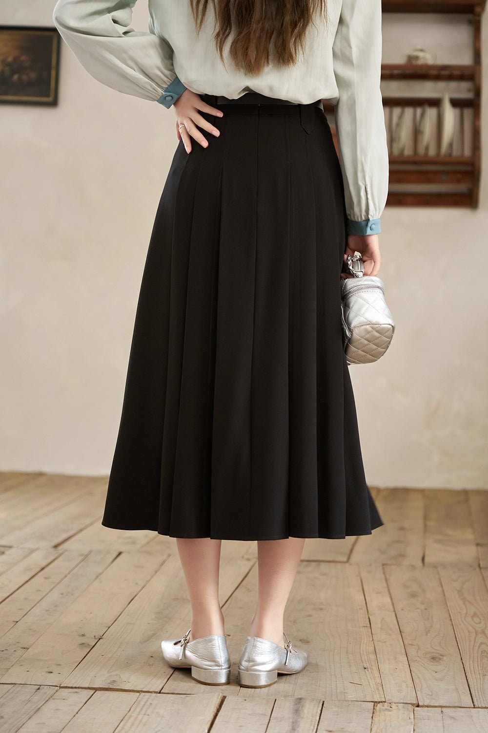 A Line Maxi Skirt for Women