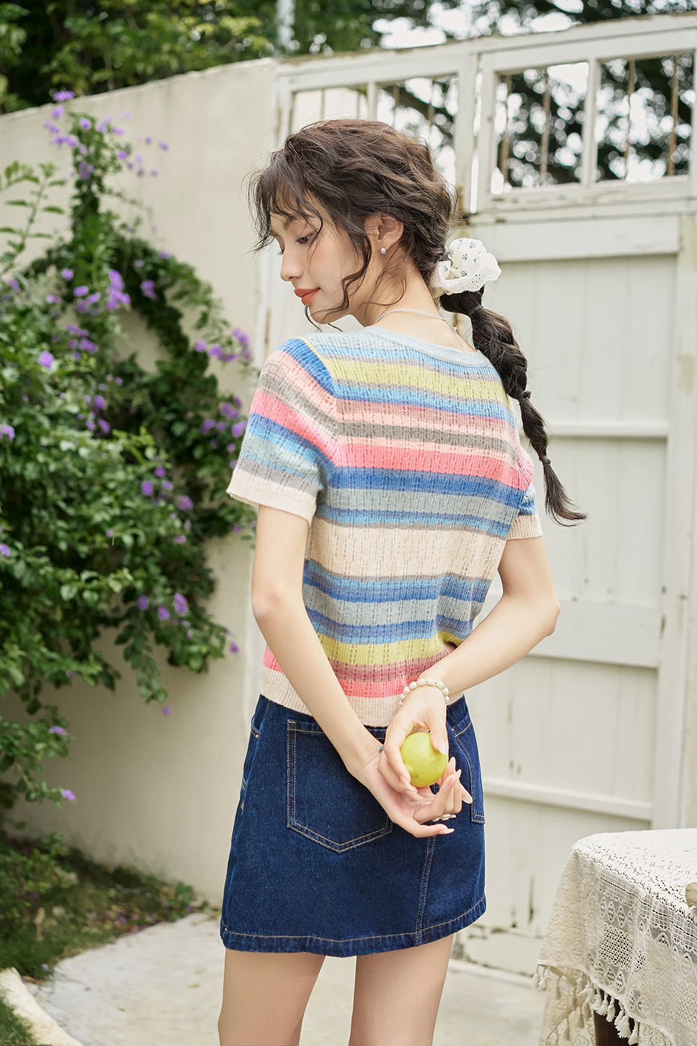 Rainbow Stripes T-shirt for Women