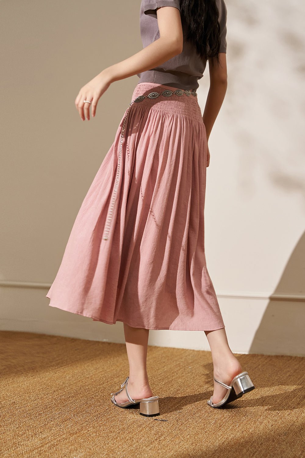 High Waist Maxi Skirt for Women