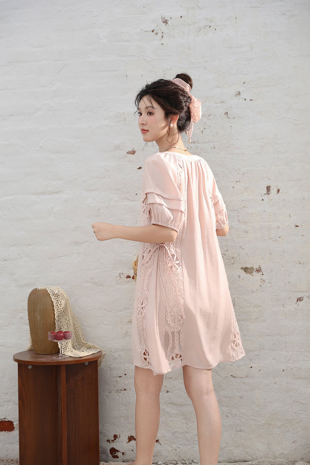 Pink Midi Dress for Women