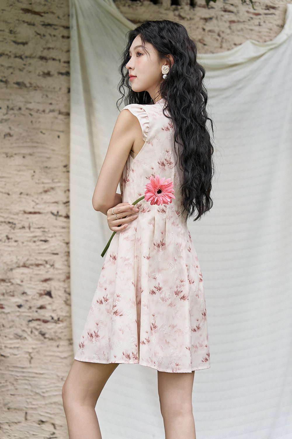 Pink Midi Dress for Women