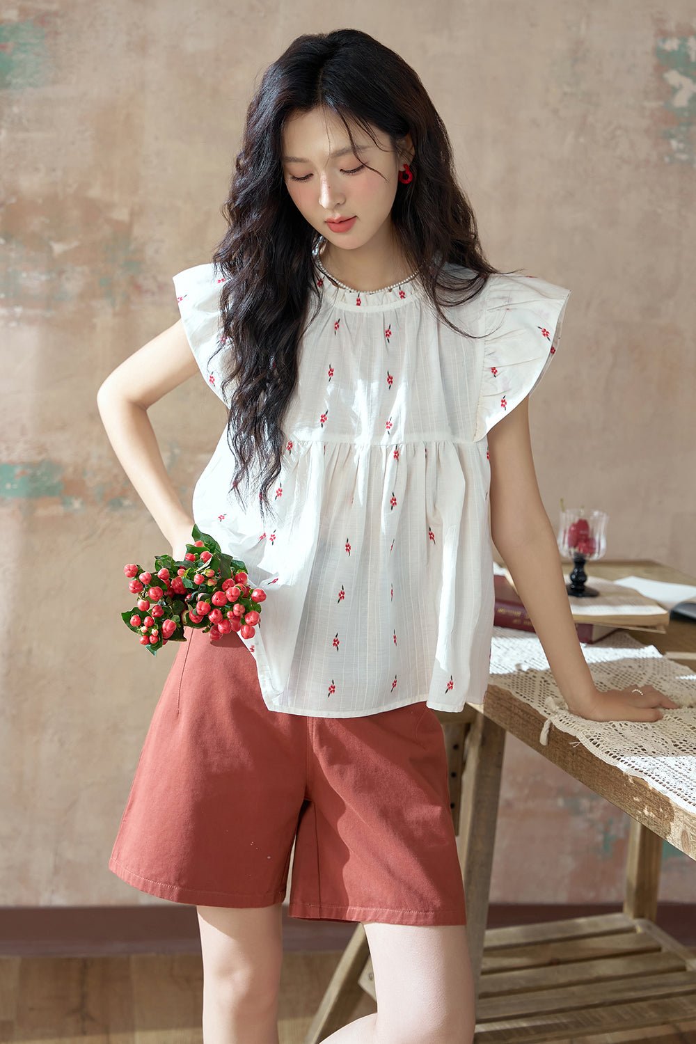 Flying Sleeve Blouse for Women