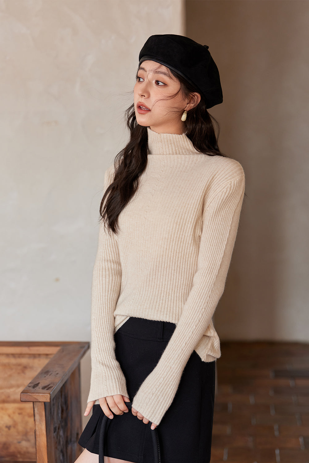 Knitted Bottoming Shirt for Women