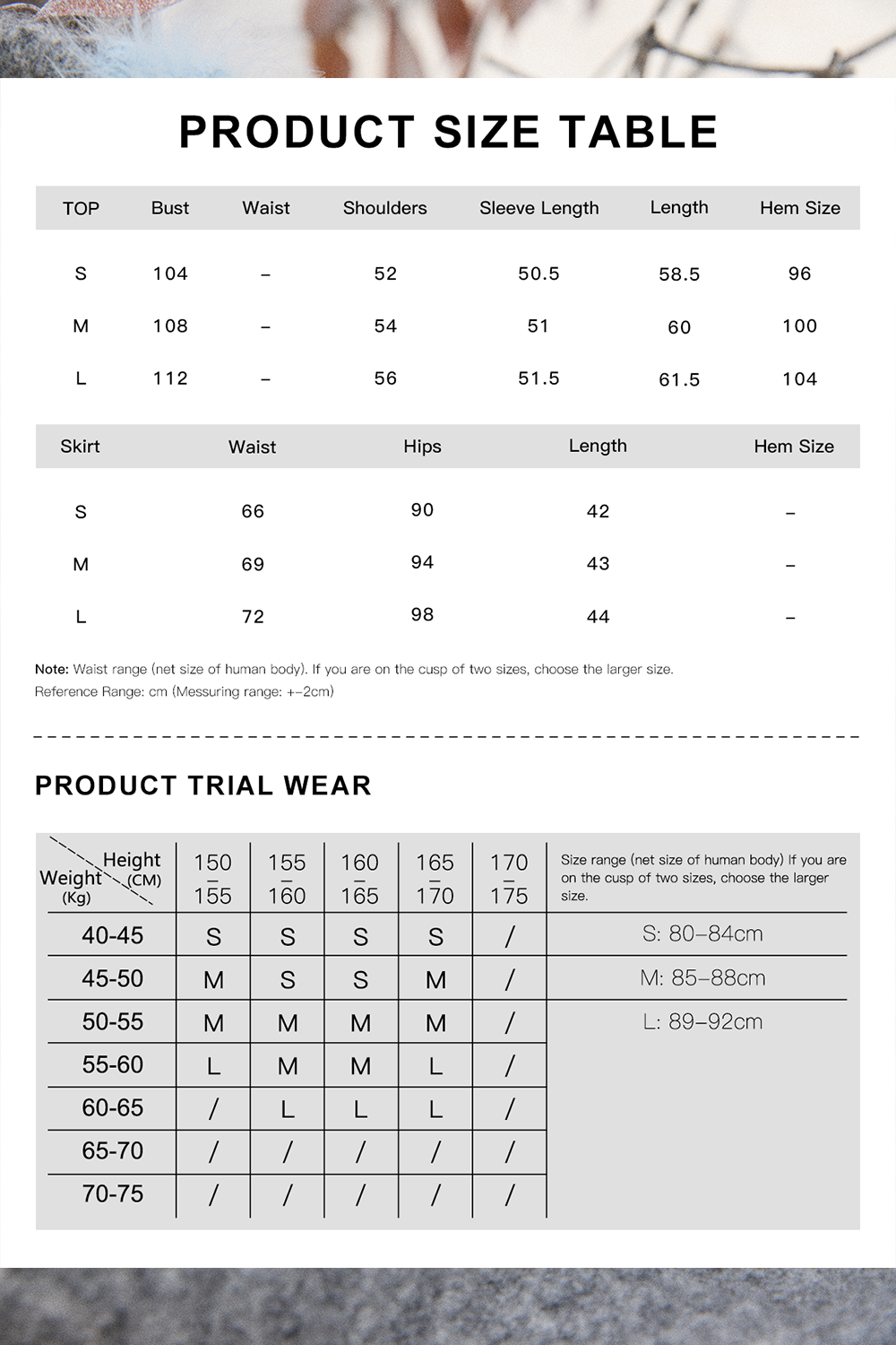 Set Kemeja dan Rok Rajut untuk Wanita