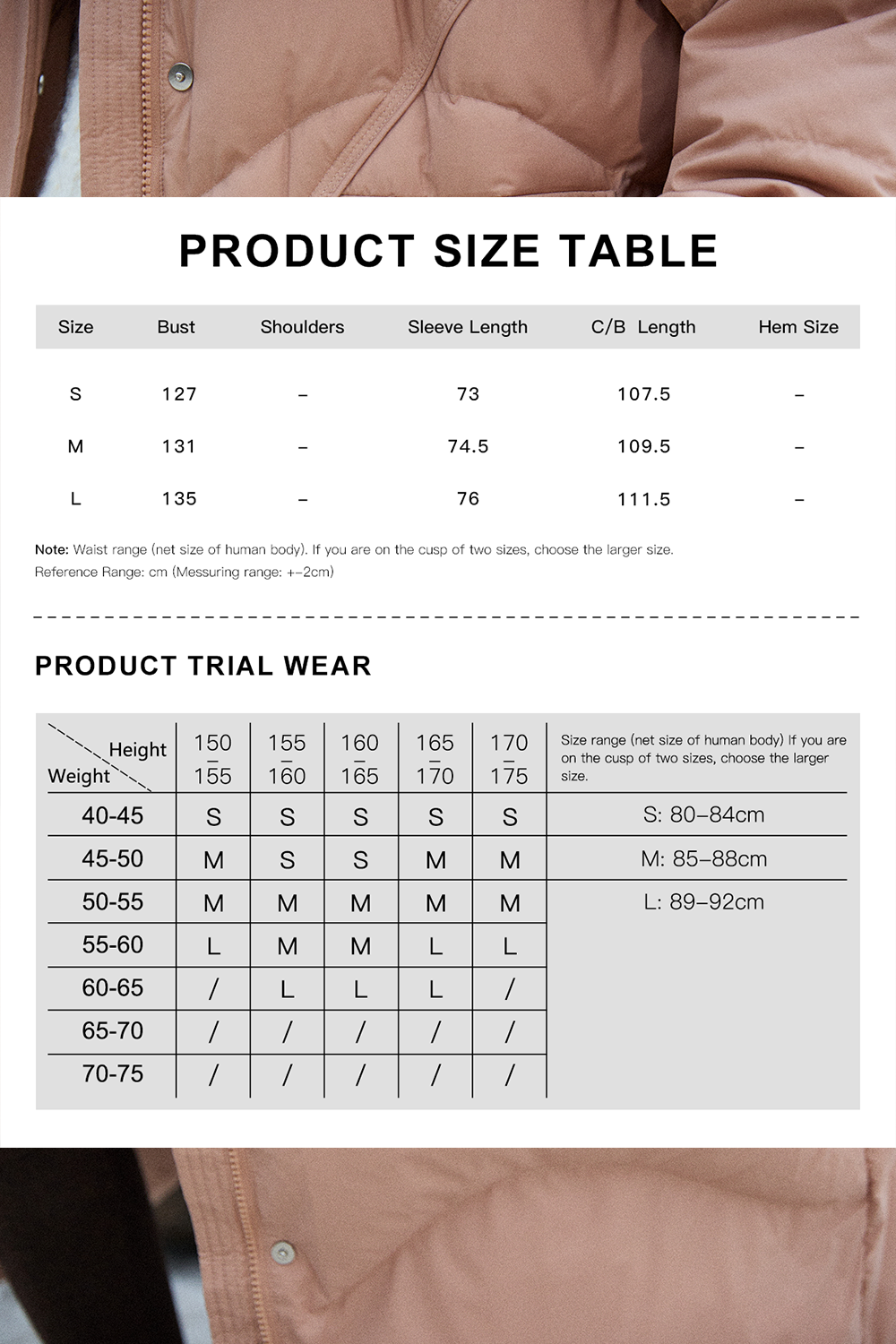 Jaket Mantel Puffer untuk Wanita