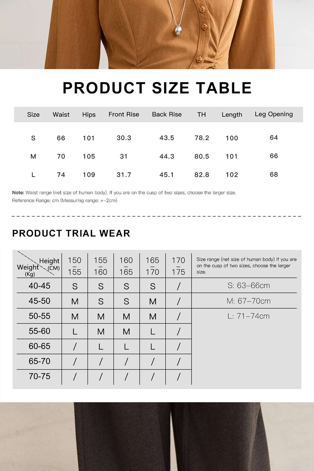 Wide-leg Pants for Women MISHOW