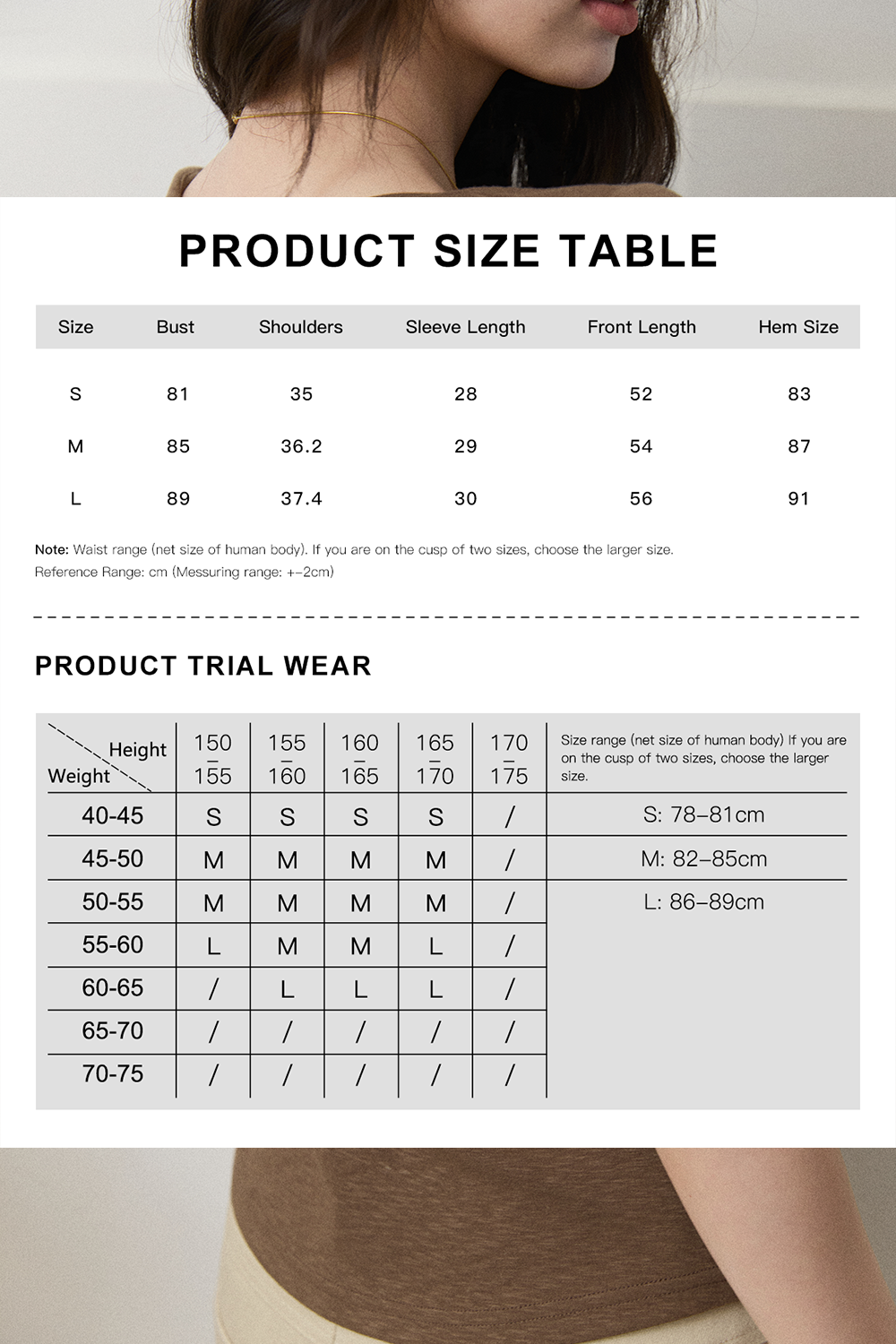 Mid-length Sleeve T-shirt for Women