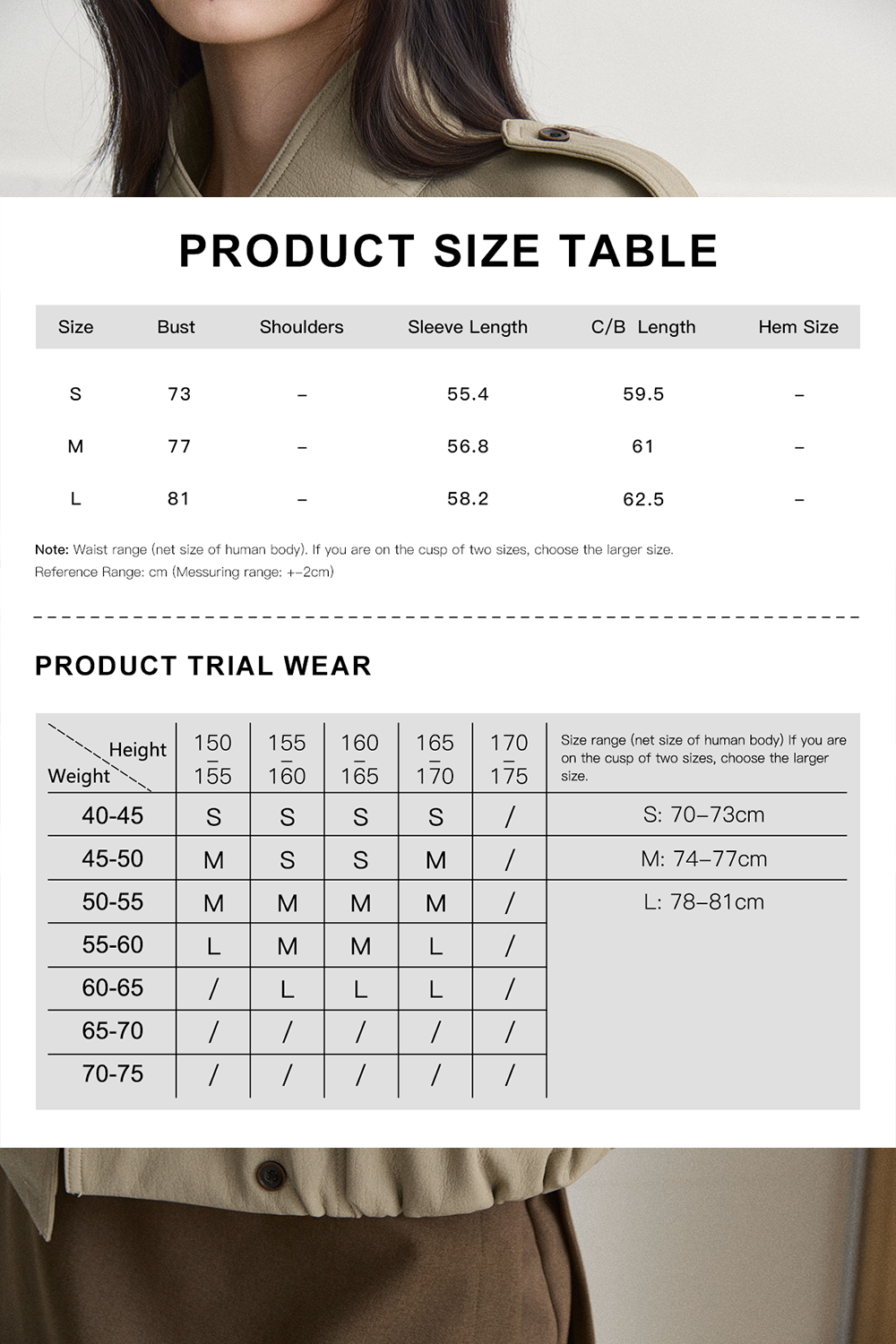 Coat for Women MISHOW