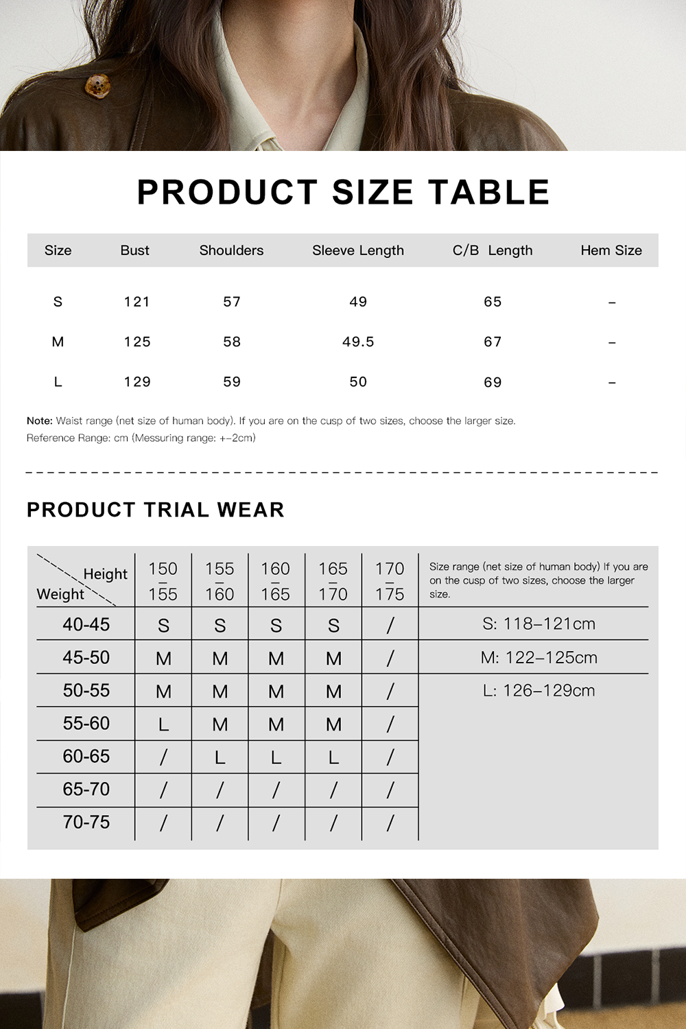 Trench Coat+Belt for Women MISHOW