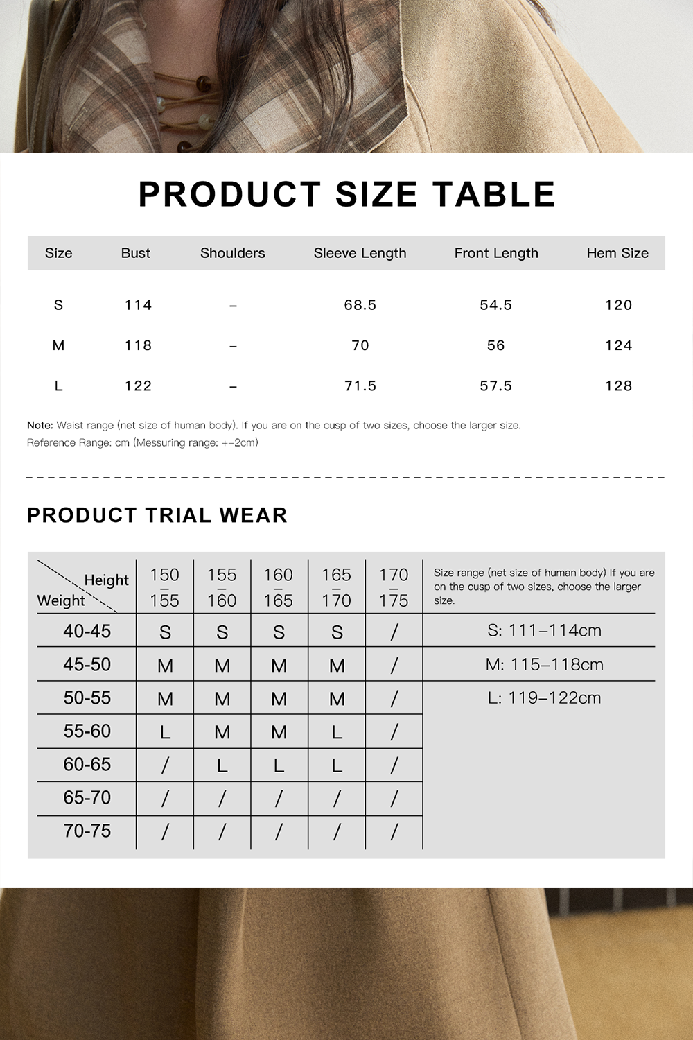 Coat for Women MISHOW