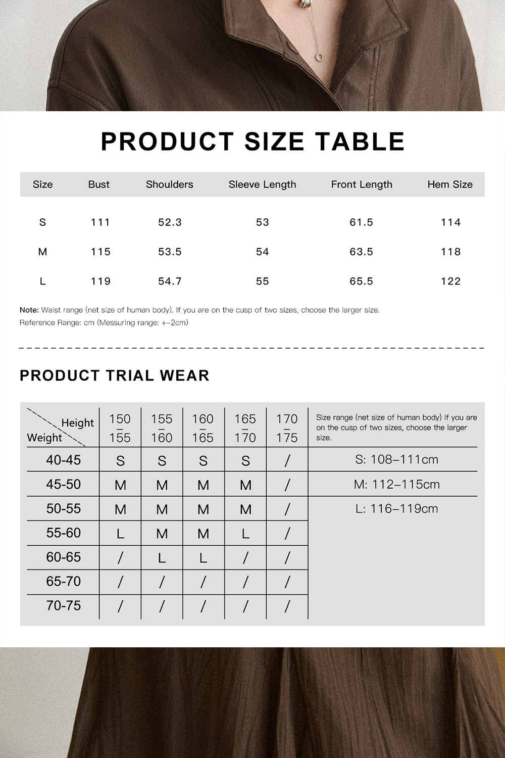 Coat+Belt for Women MISHOW