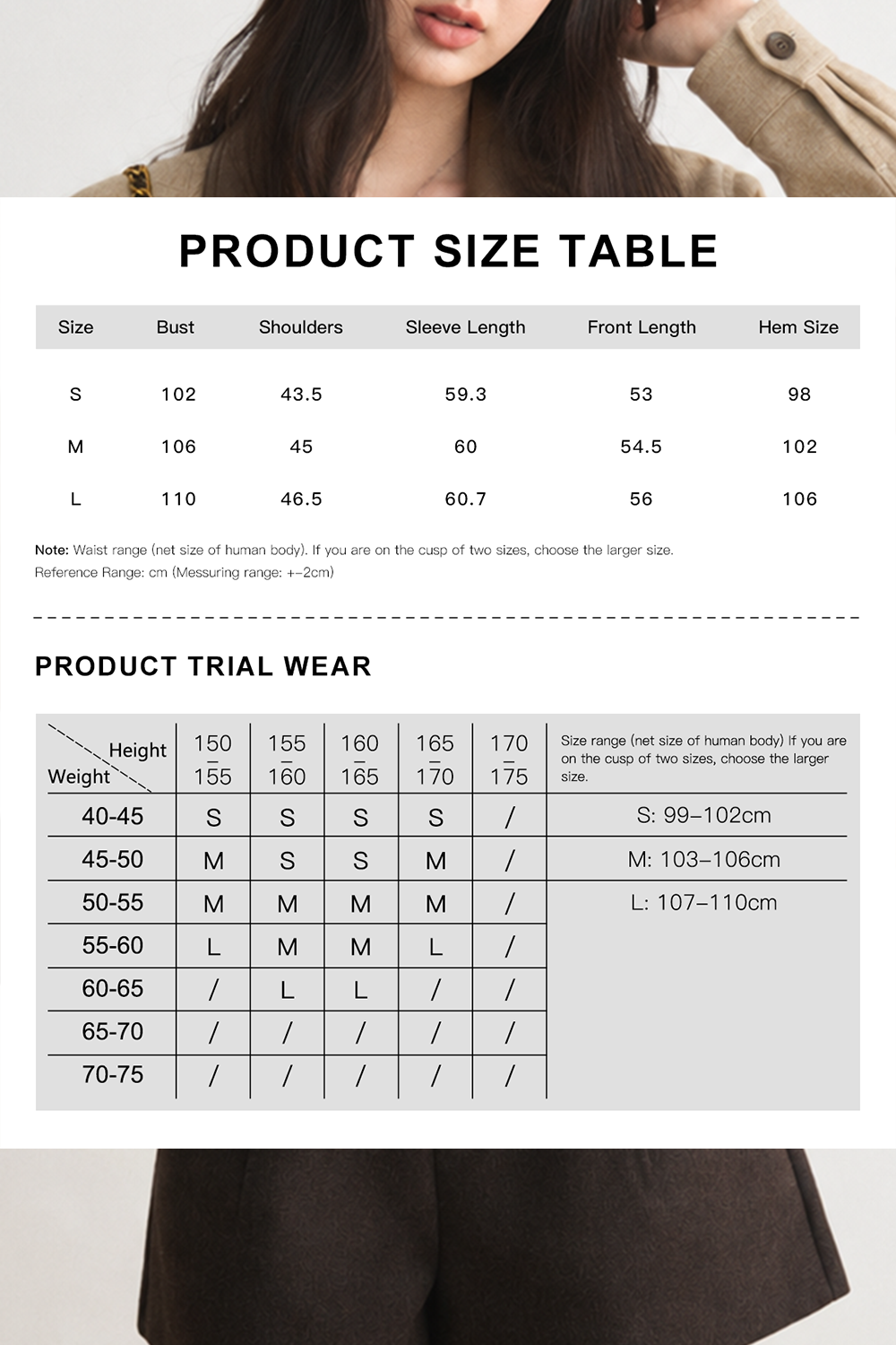 Coat for Women MISHOW