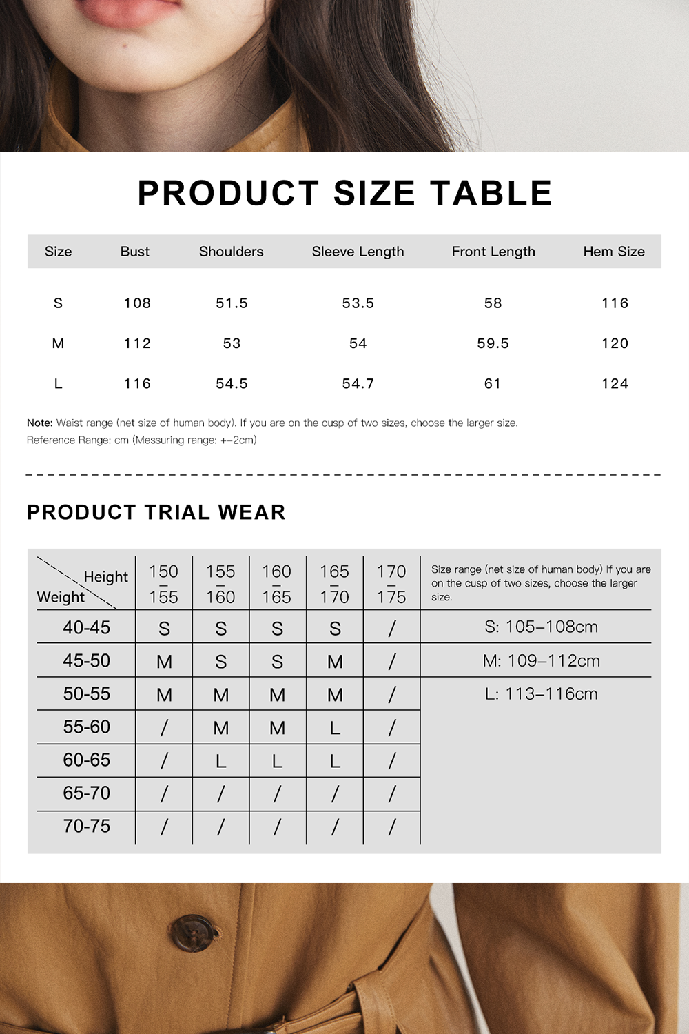 Coat for Women MISHOW