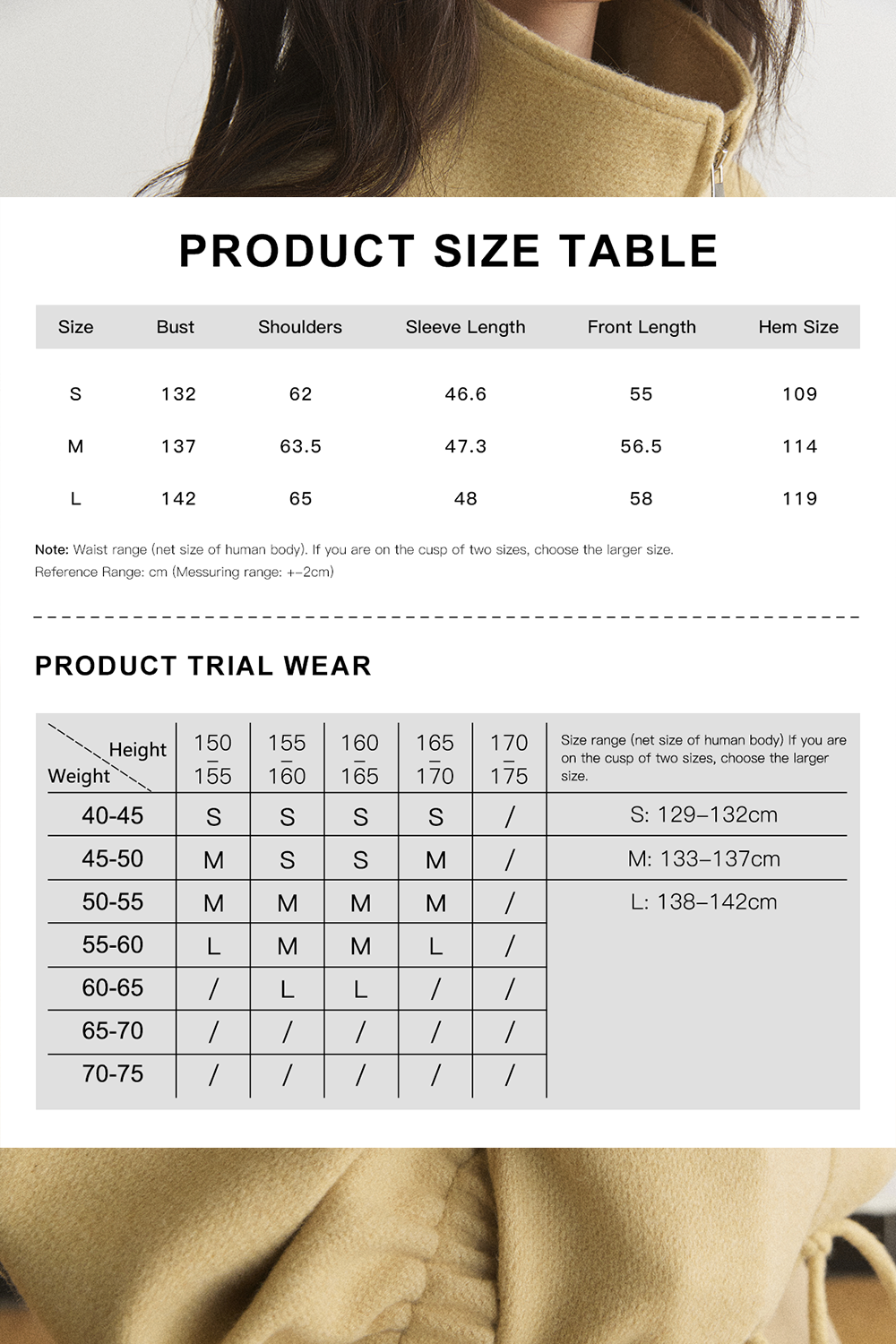 Coat for Women MISHOW