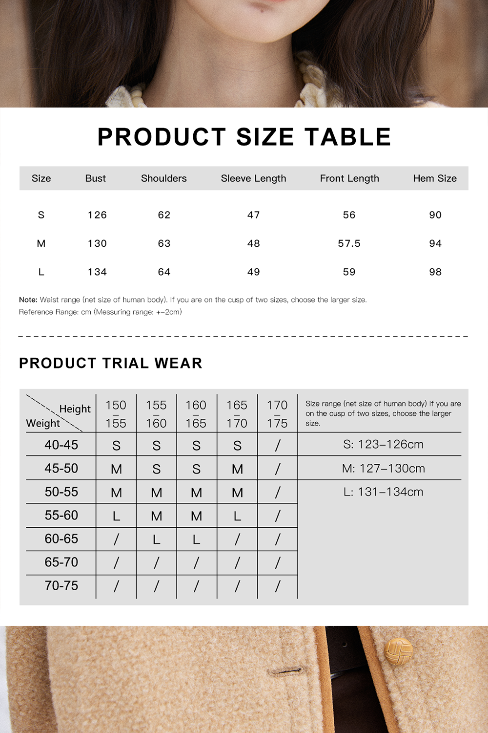 Coat for Women MISHOW