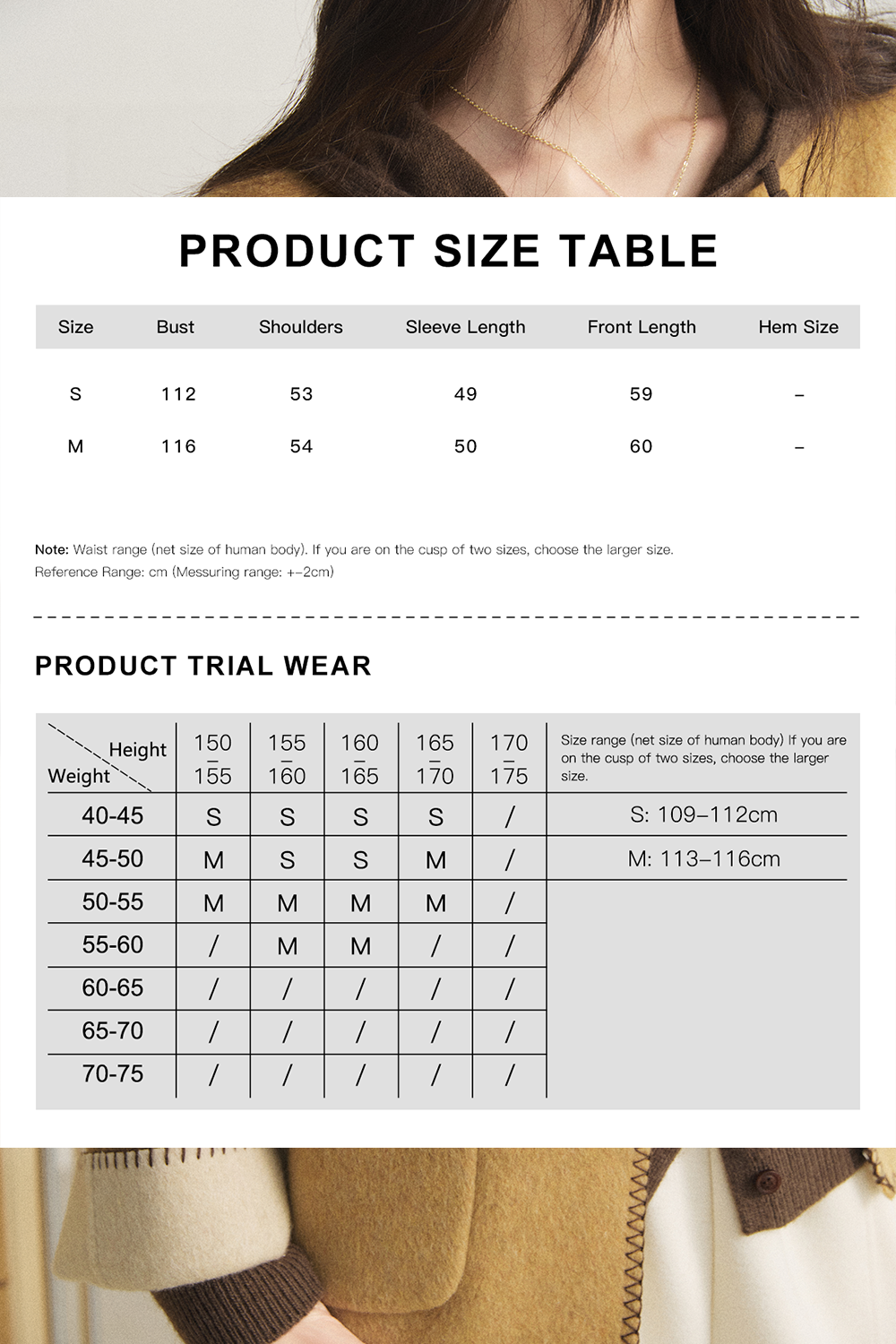 Coat for Women MISHOW