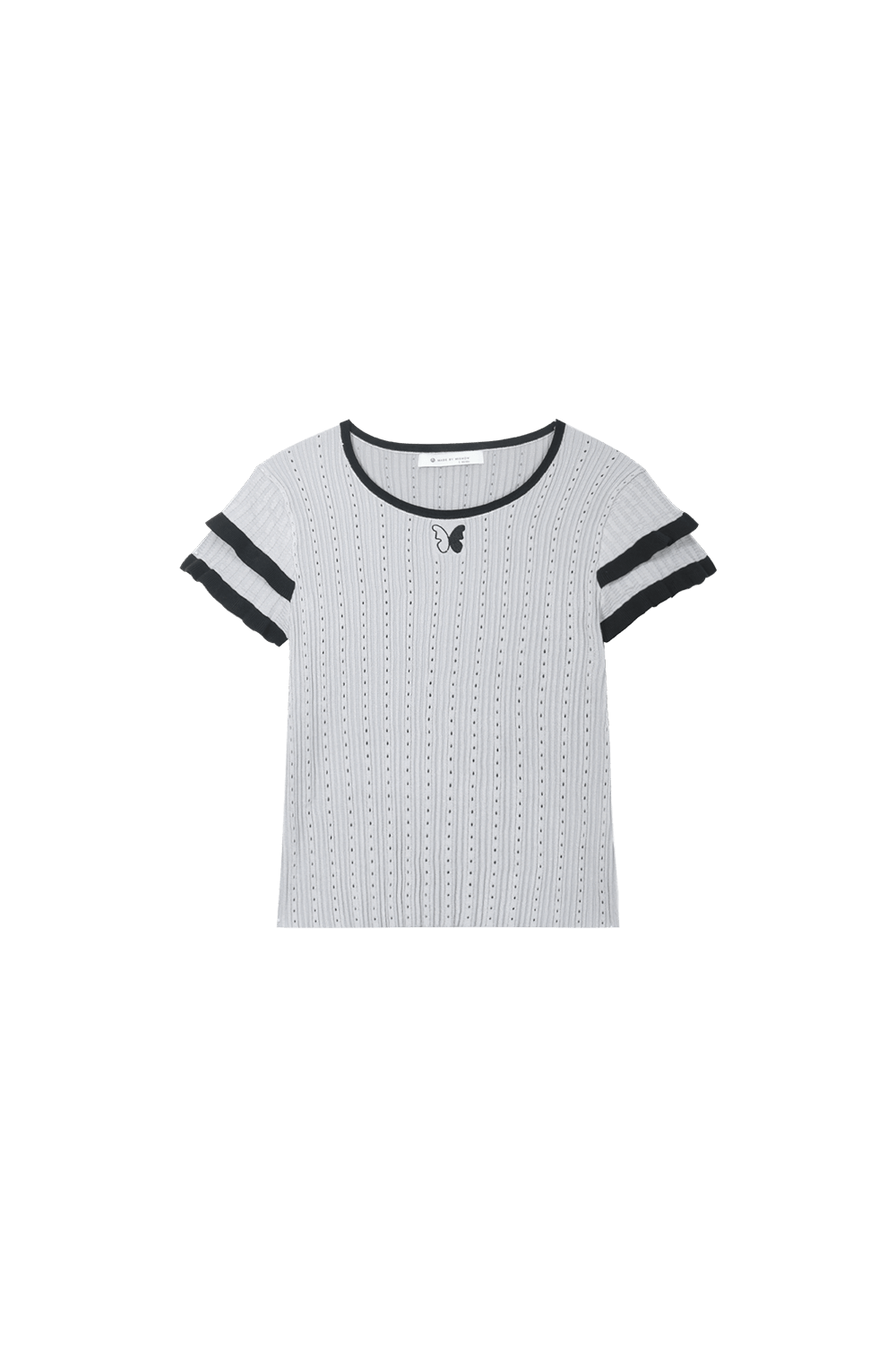 Short Sleeve Knit T-shirt for Women