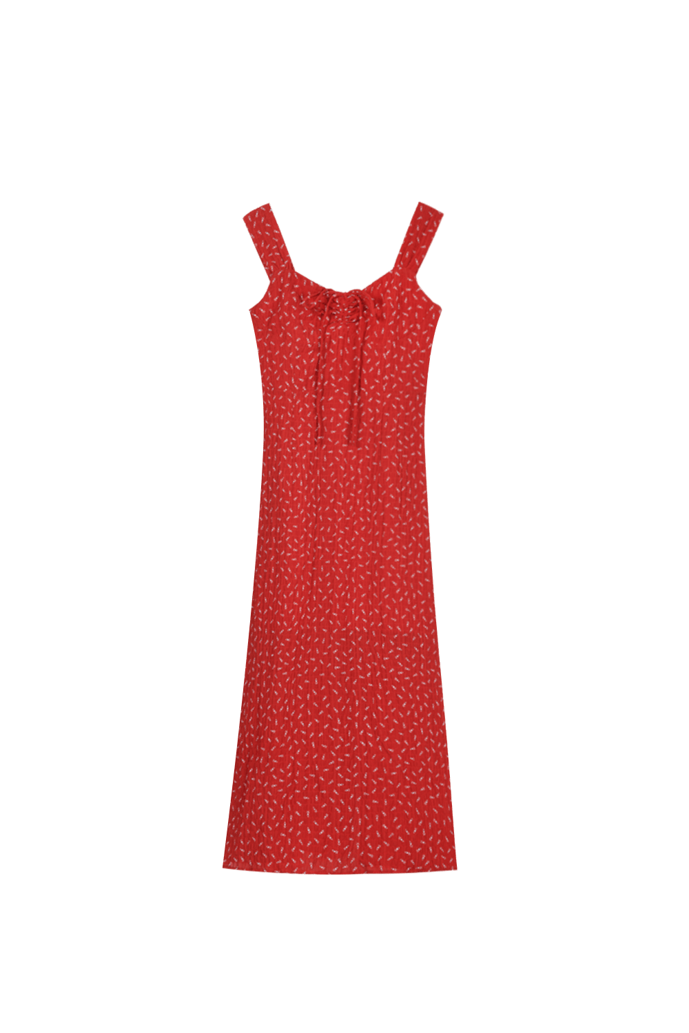 Red Maxi Spaghetti Strap Dress for Women