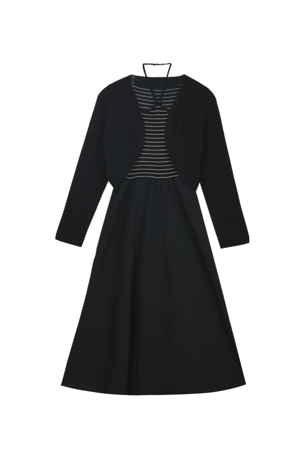 Spaghetti Strap Dress and Coat Set