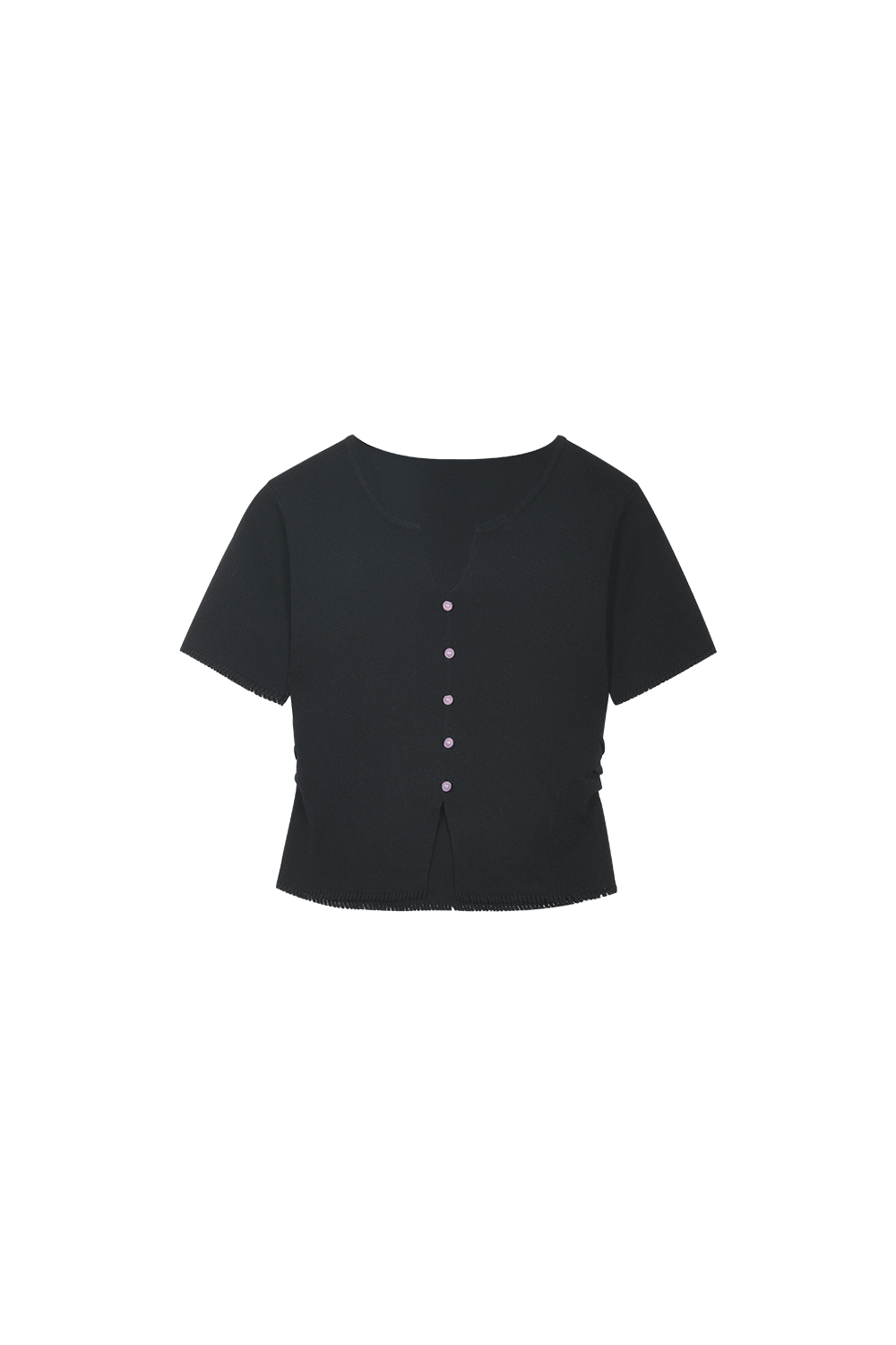 V-neck Knit Shirt for Women