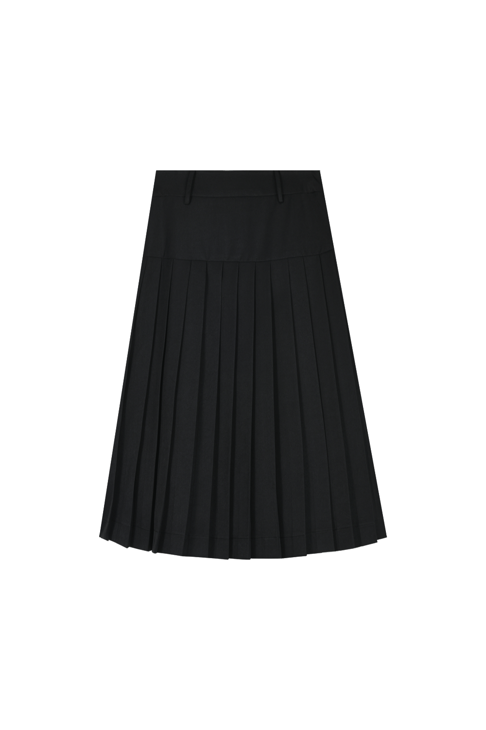 Pleated Midi Skirt for Women - Mishow