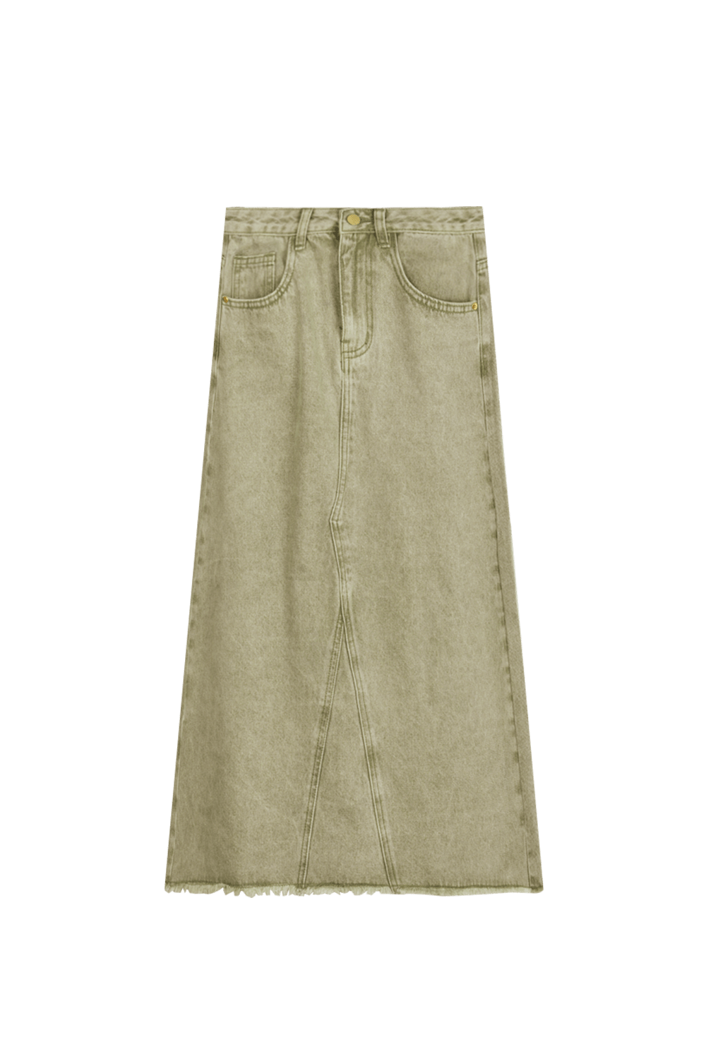 Váy Maxi Denim Nữ Dáng A