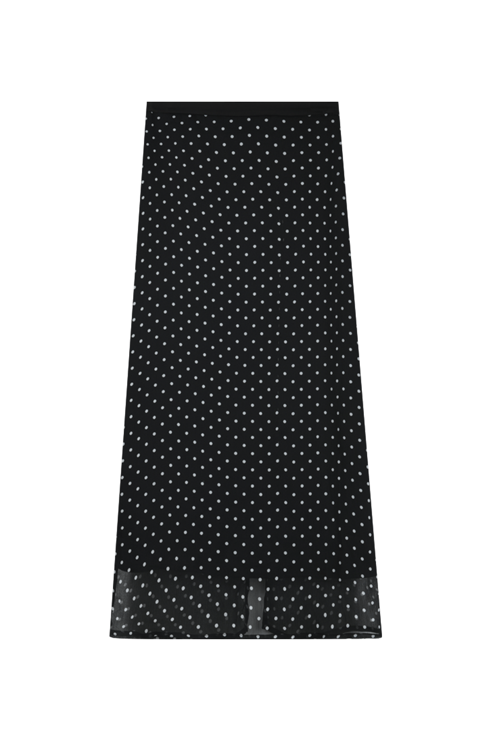 Black Polka Dot Skirt for Women - Mishow