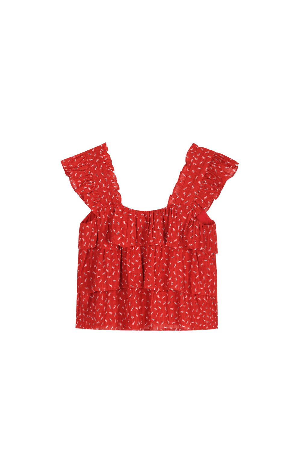 Red Polka Dot Blouse for women