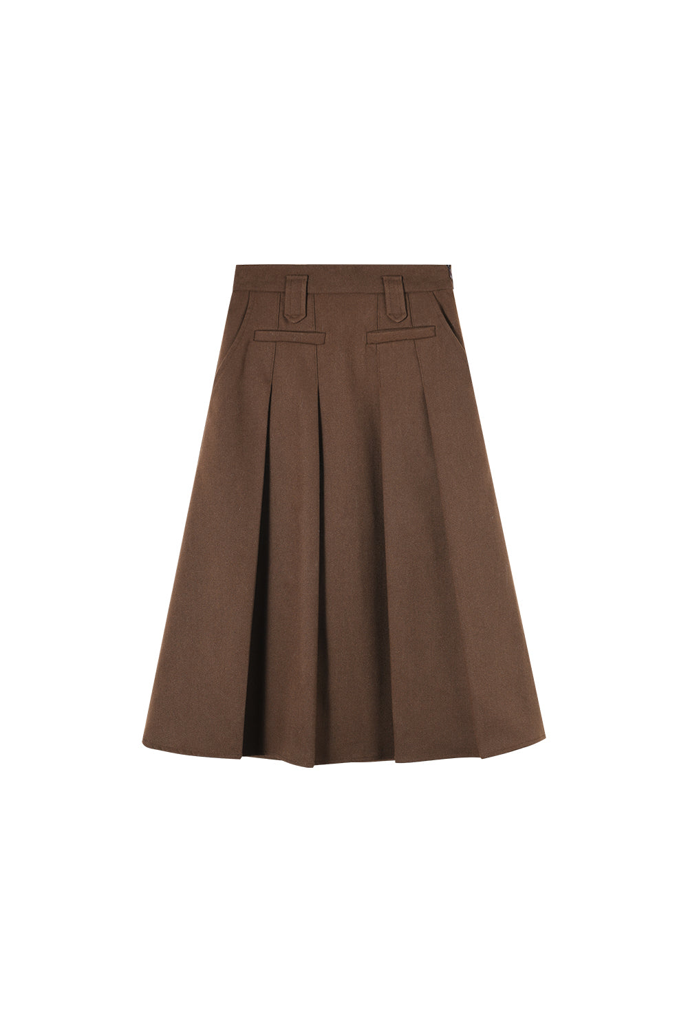 Pleated Midi Skirt for Women