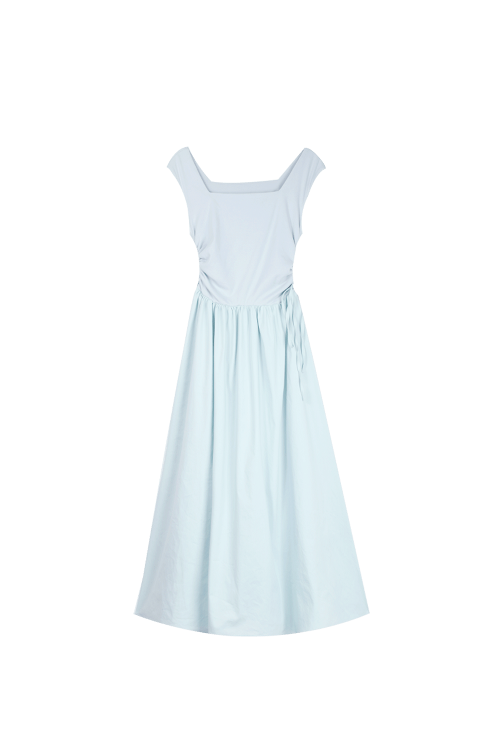 Blue Maxi Spaghetti Strap Dress for Women