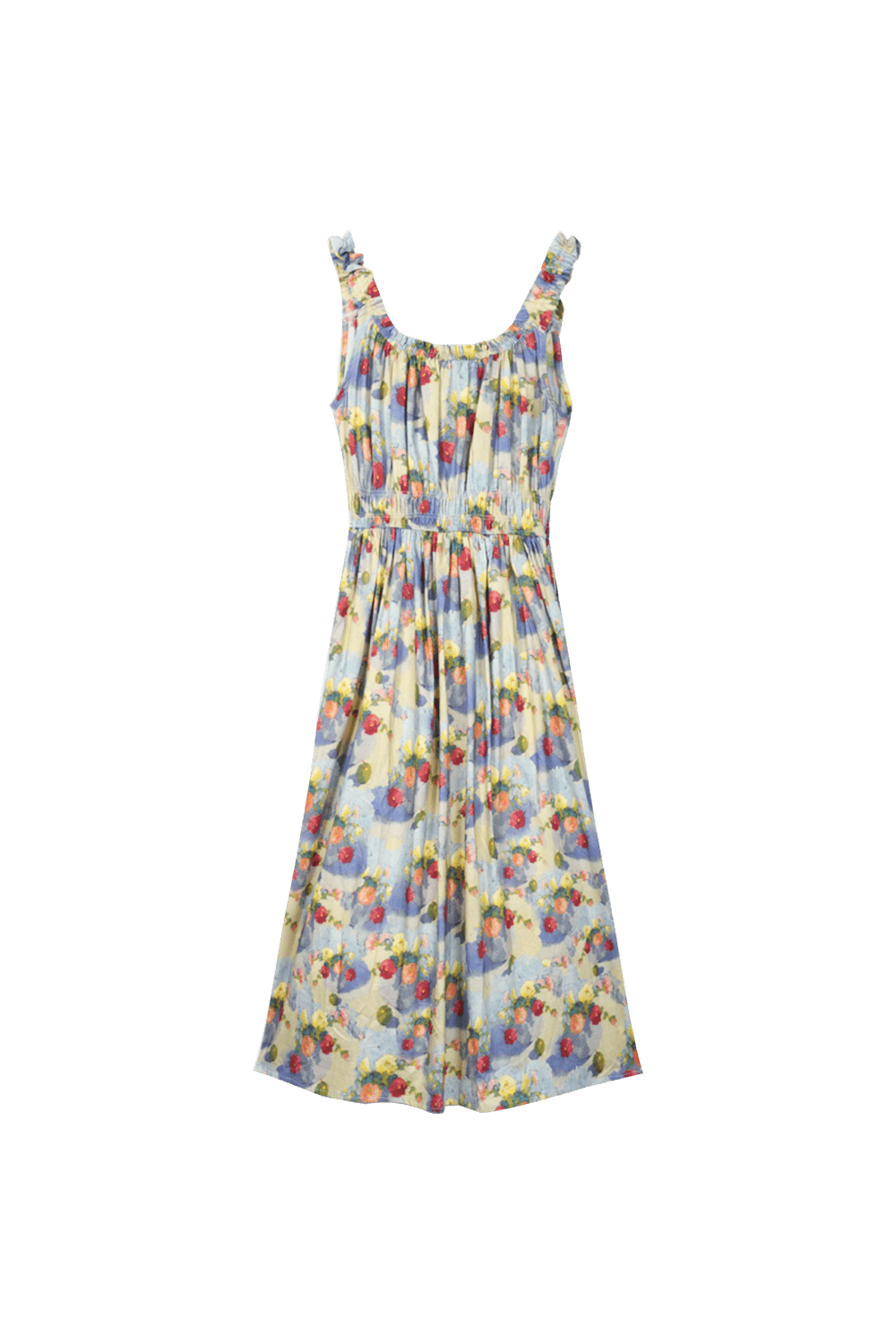 Maxi Floral Spaghetti Strap Dress for Women