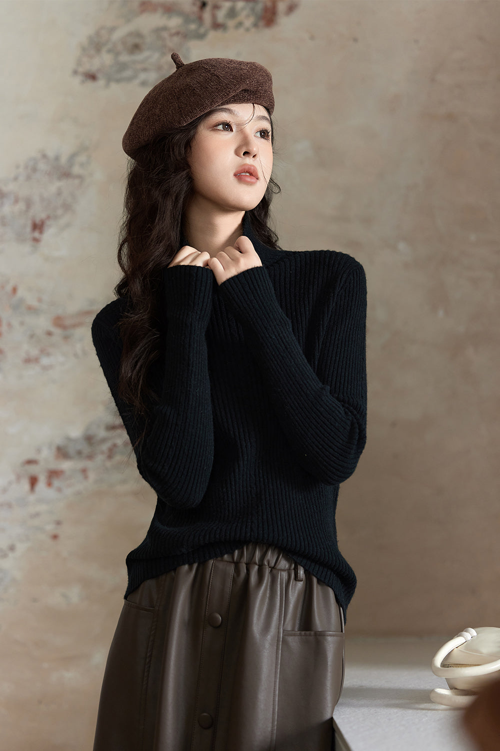 Knitted Bottoming Shirt for Women