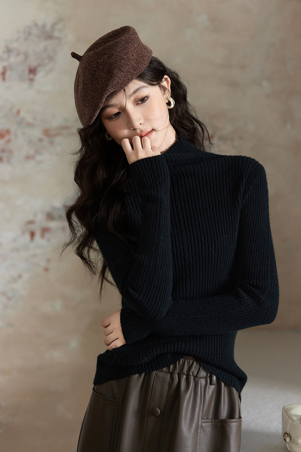 Knitted Bottoming Shirt for Women