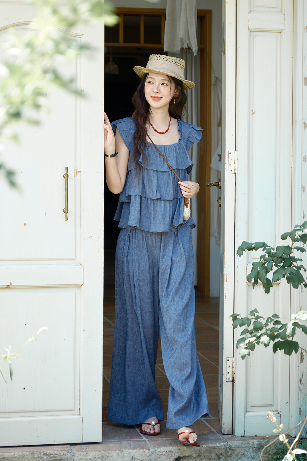 Blouse and Pant Set
