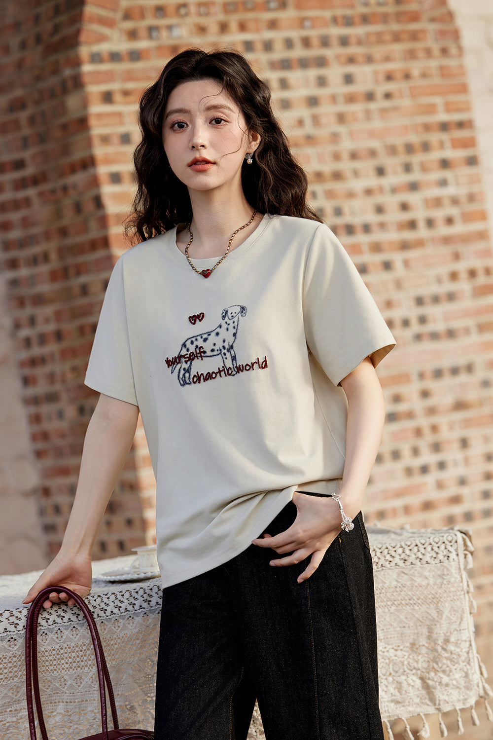 Knit T-shirt for Women