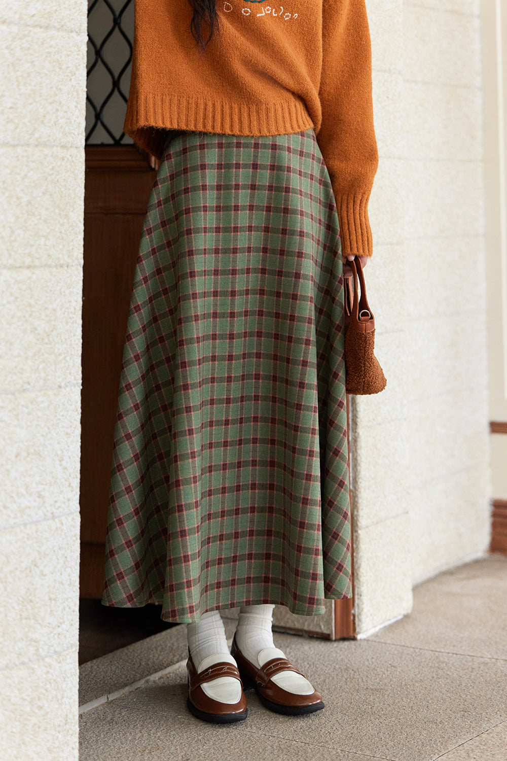 A Line Maxi Skirt for Women