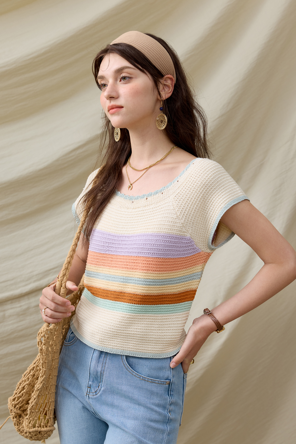 Knit T-shirt for Women