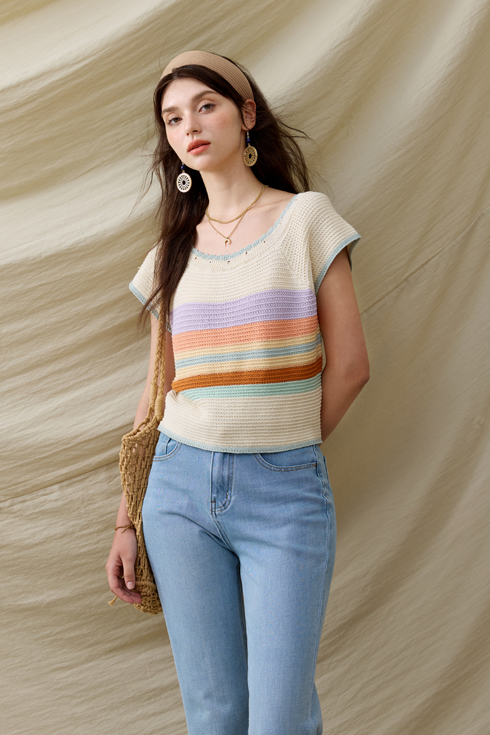 Knit T-shirt for Women