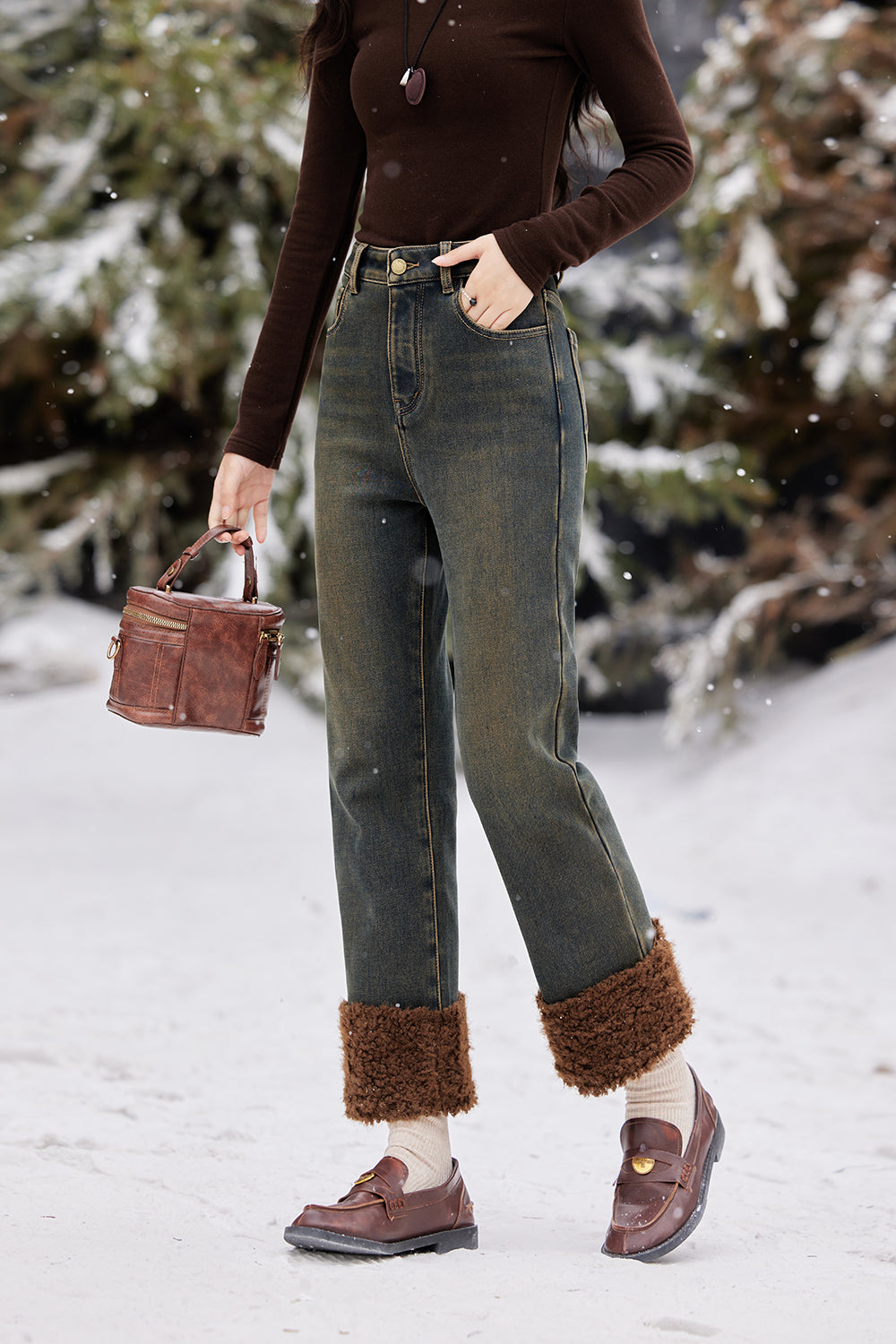 Winter Denim Jeans for Women